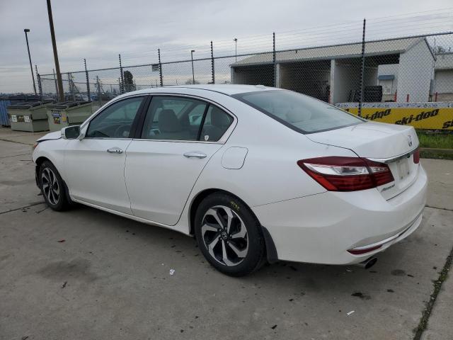 1HGCR3F81GA016831 - 2016 HONDA ACCORD EXL WHITE photo 2