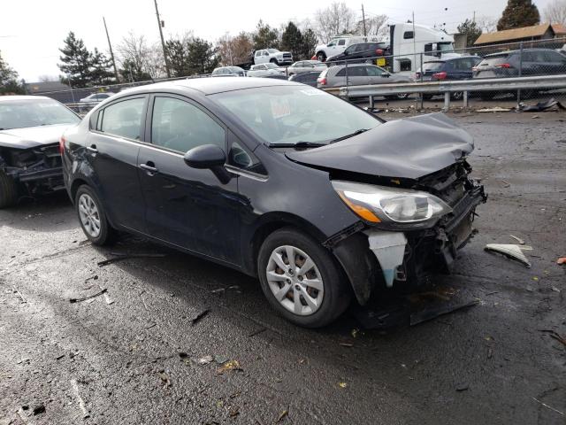 KNADN4A35E6326512 - 2014 KIA RIO EX BLACK photo 4