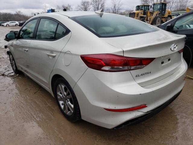 KMHD84LF9HU337218 - 2017 HYUNDAI ELANTRA SE BEIGE photo 2