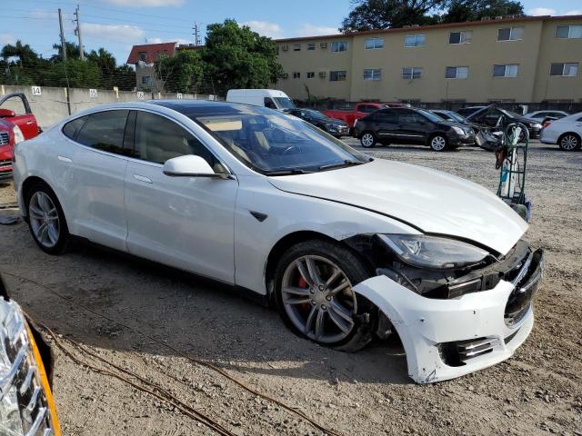 5YJSA1H14EFP32844 - 2014 TESLA MODEL S Սպիտակ լուսանկար 4