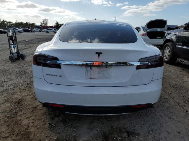 5YJSA1H14EFP32844 - 2014 TESLA MODEL S Սպիտակ լուսանկար 6
