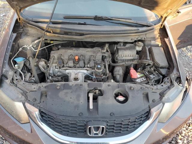 19XFB2F51FE022382 - 2015 HONDA CIVIC LX GRAY photo 11