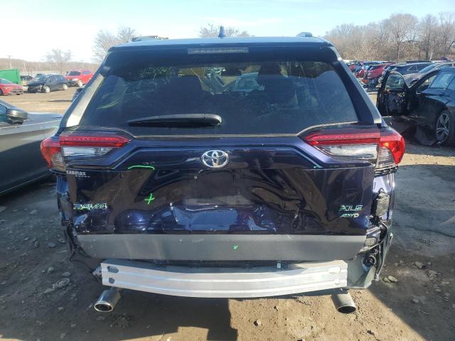 2T3P1RFV1NW293879 - 2022 TOYOTA RAV4 XLE BLUE photo 6