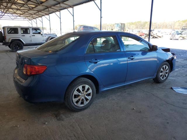 1NXBU40E69Z030136 - 2009 TOYOTA COROLLA BASE BLUE photo 3