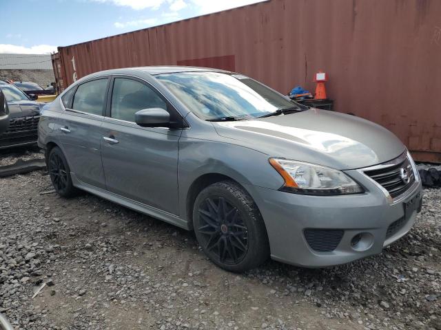 3N1AB7AP9DL696629 - 2013 NISSAN SENTRA S GRAY photo 4