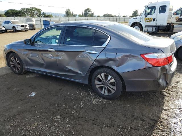 1HGCR2F33DA258837 - 2013 HONDA ACCORD LX GRAY photo 2