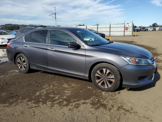 1HGCR2F33DA258837 - 2013 HONDA ACCORD LX GRAY photo 4