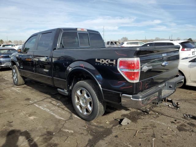 1FTFW1ET6DKE16307 - 2013 FORD F150 SUPERCREW BLACK photo 2