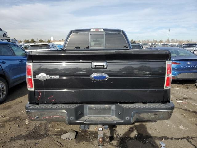 1FTFW1ET6DKE16307 - 2013 FORD F150 SUPERCREW BLACK photo 6