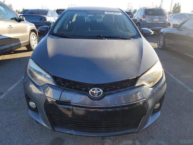 2T1BURHE1EC124762 - 2014 TOYOTA COROLLA L GRAY photo 5