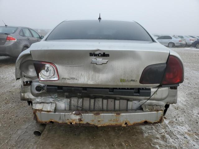 1G1ZF57548F262920 - 2008 CHEVROLET MALIBU HYBRID SILVER photo 6