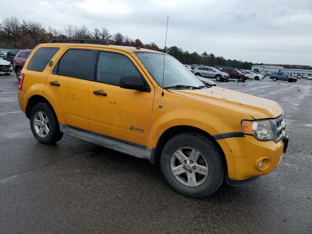 1FMCU4K32CKA52184 - 2012 FORD ESCAPE HYBRID YELLOW photo 4