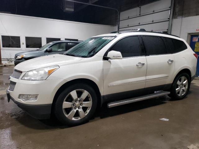 1GNKVLED7BJ317608 - 2011 CHEVROLET TRAVERSE LTZ WHITE photo 1