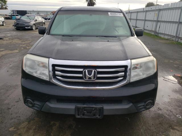 5FNYF3H29DB044224 - 2013 HONDA PILOT LX BLACK photo 5