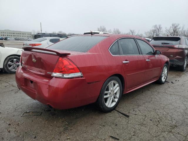 2G1WC5E32E1147183 - 2014 CHEVROLET IMPALA LTZ RED photo 3