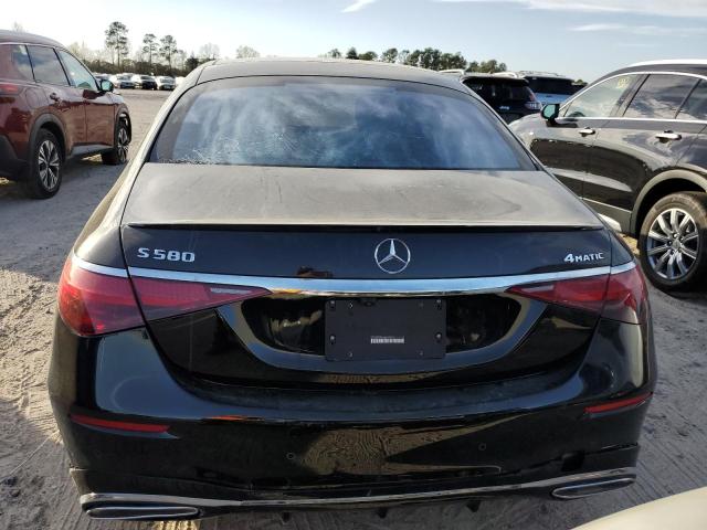 W1K6G7GB1MA037537 - 2021 MERCEDES-BENZ S 580 4MATIC BLACK photo 6