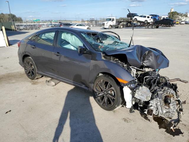 2HGFC2F80LH513082 - 2020 HONDA CIVIC SPORT ნაცრისფერი ფოტო 4