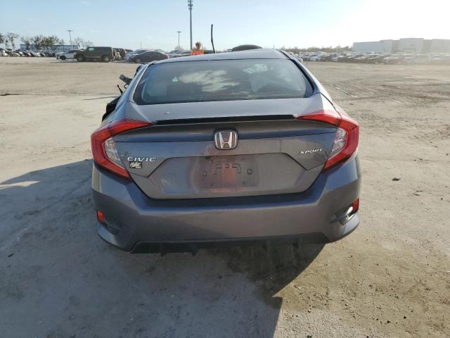 2HGFC2F80LH513082 - 2020 HONDA CIVIC SPORT ნაცრისფერი ფოტო 6