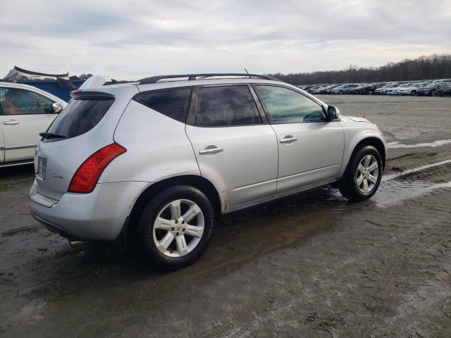 JN8AZ08W16W542382 - 2006 NISSAN MURANO SL SILVER photo 3