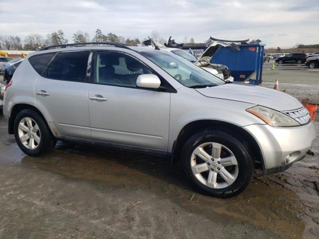 JN8AZ08W16W542382 - 2006 NISSAN MURANO SL SILVER photo 4