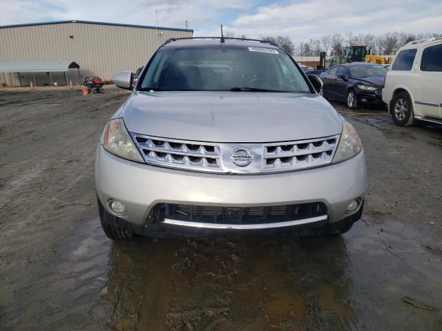 JN8AZ08W16W542382 - 2006 NISSAN MURANO SL SILVER photo 5