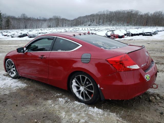 1HGCS1A30CA010808 - 2012 HONDA ACCORD LX RED photo 2