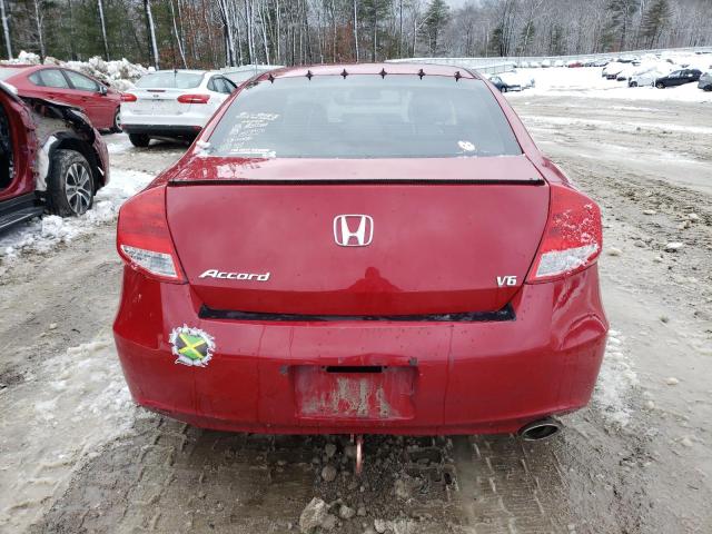 1HGCS1A30CA010808 - 2012 HONDA ACCORD LX RED photo 6