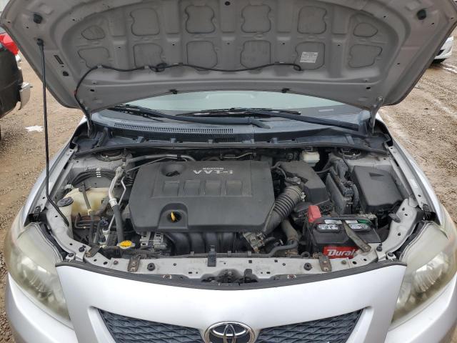 1NXBU4EE0AZ315699 - 2010 TOYOTA COROLLA BASE SILVER photo 11