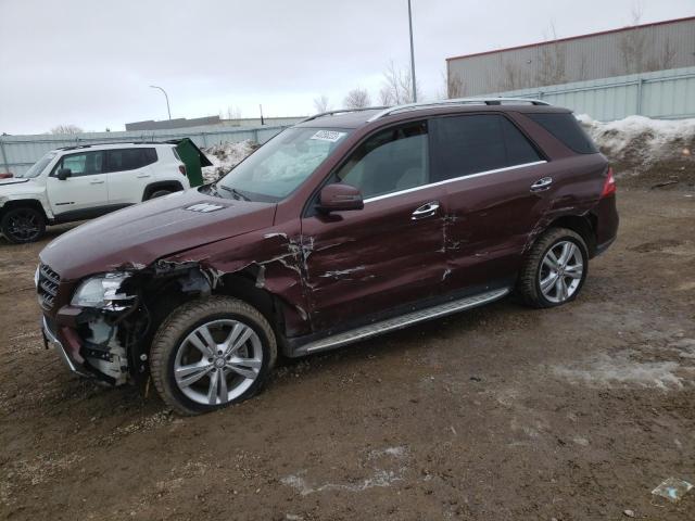 4JGDA5HB8DA157532 - 2013 MERCEDES-BENZ ML 350 4MATIC BROWN photo 1