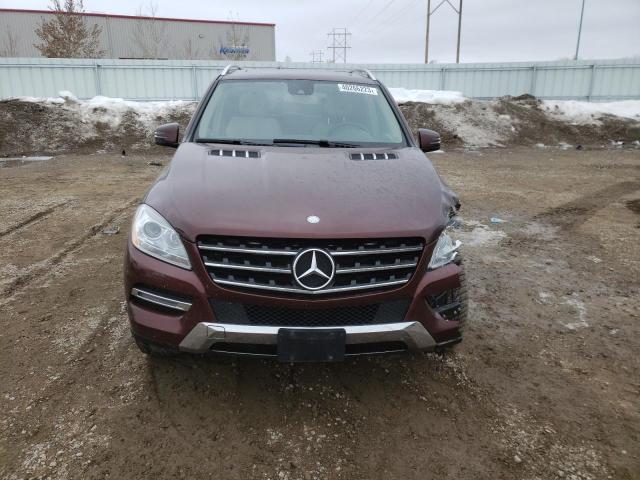 4JGDA5HB8DA157532 - 2013 MERCEDES-BENZ ML 350 4MATIC BROWN photo 5