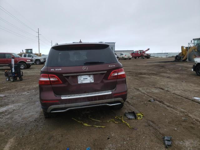 4JGDA5HB8DA157532 - 2013 MERCEDES-BENZ ML 350 4MATIC BROWN photo 6