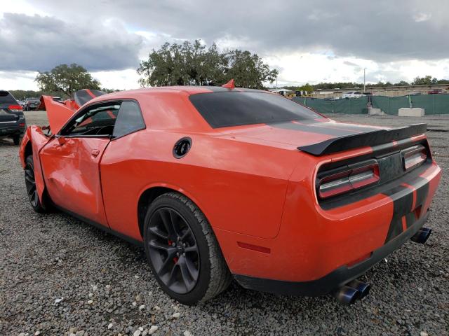 2C3CDZFJ4NH131896 - 2022 DODGE CHALLENGER R/T SCAT PACK ORANGE photo 2