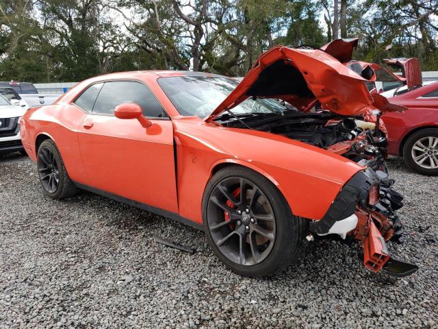 2C3CDZFJ4NH131896 - 2022 DODGE CHALLENGER R/T SCAT PACK ORANGE photo 4