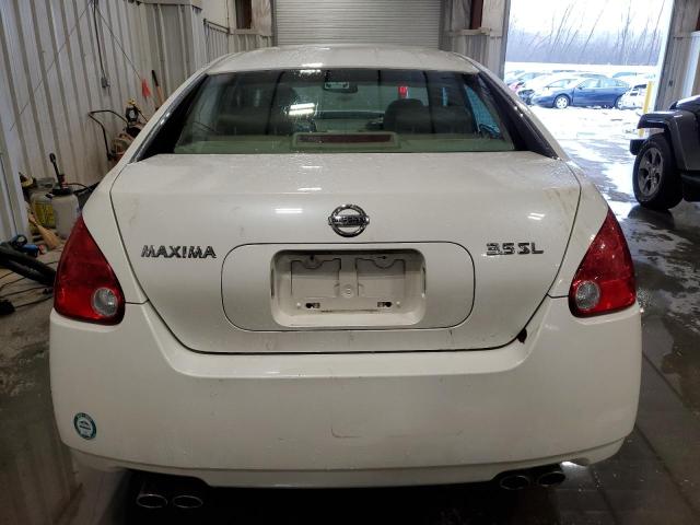 1N4BA41E54C922751 - 2004 NISSAN MAXIMA SE WHITE photo 6