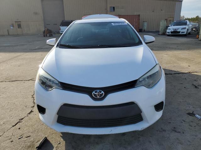 2T1BURHE8EC223885 - 2014 TOYOTA COROLLA L WHITE photo 5