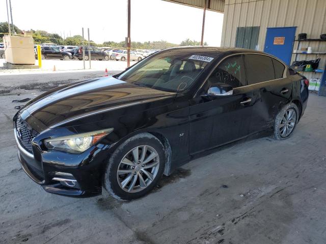 JN1BV7AR0FM409376 - 2015 INFINITI Q50 BASE BLACK photo 1