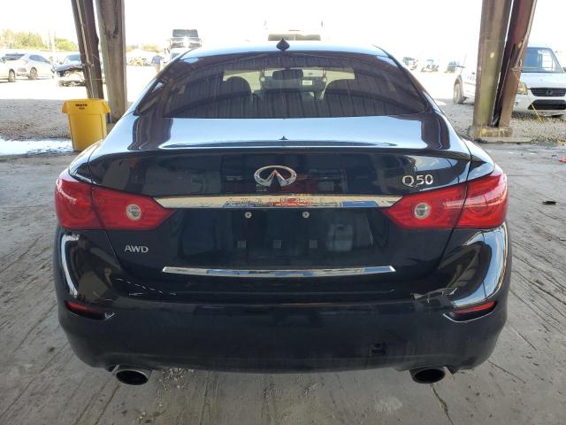 JN1BV7AR0FM409376 - 2015 INFINITI Q50 BASE BLACK photo 6