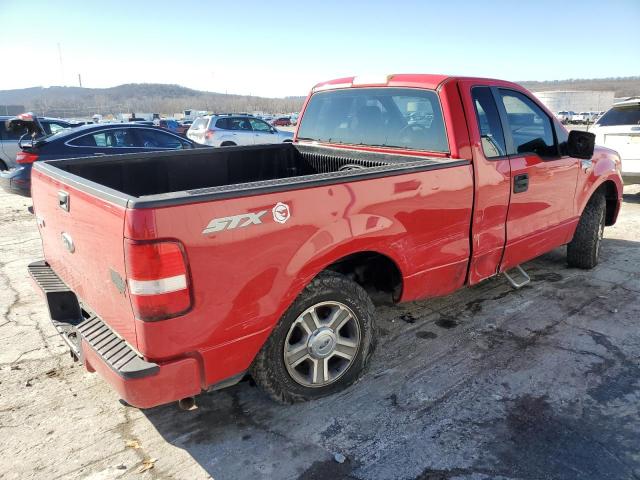 1FTRF12W28KD18067 - 2008 FORD F150 RED photo 3