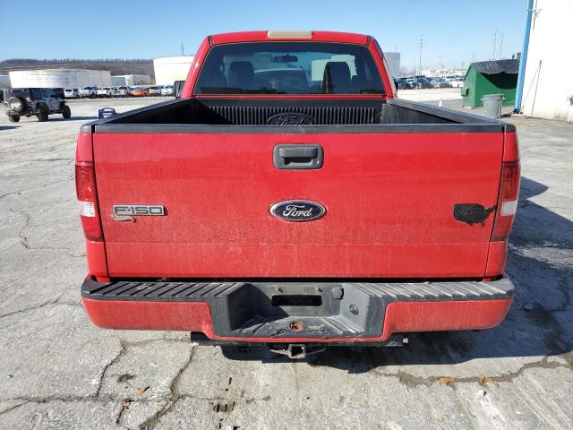 1FTRF12W28KD18067 - 2008 FORD F150 RED photo 6