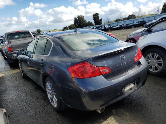 JNKBV61E78M228619 - 2008 INFINITI G35 BLUE photo 2