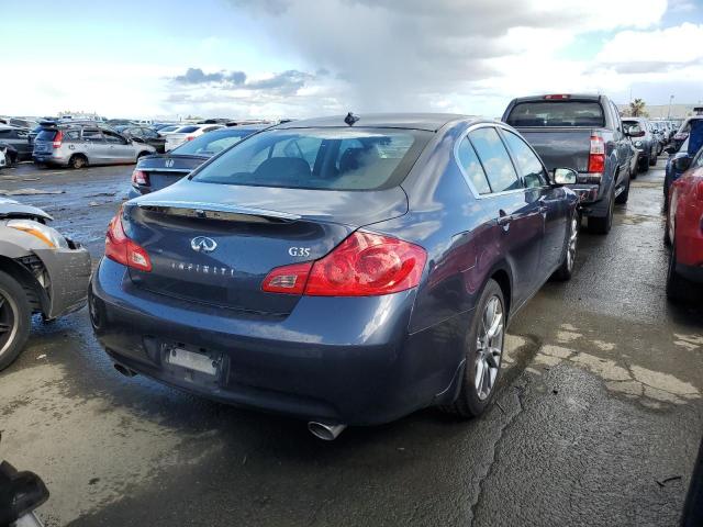 JNKBV61E78M228619 - 2008 INFINITI G35 BLUE photo 3