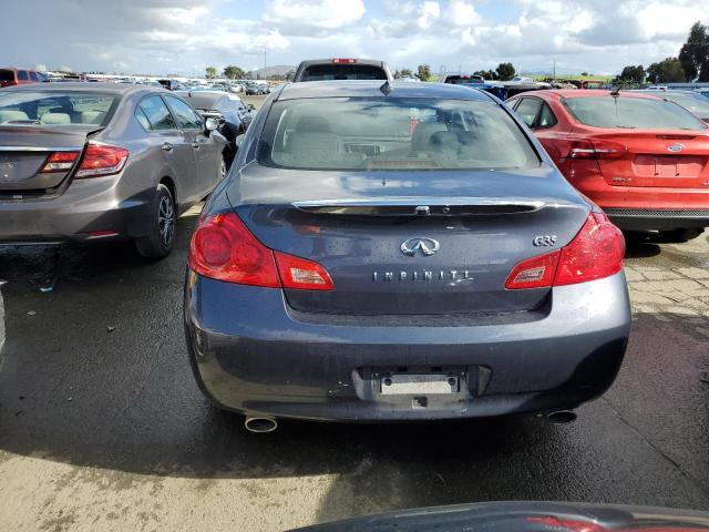 JNKBV61E78M228619 - 2008 INFINITI G35 BLUE photo 6