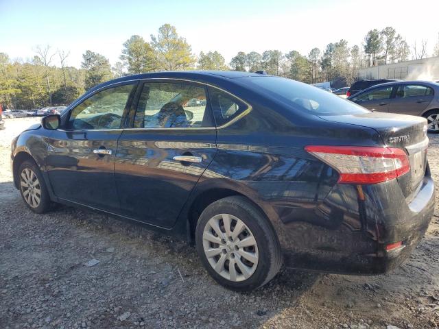 3N1AB7AP6FY344419 - 2015 NISSAN SENTRA S BLACK photo 2