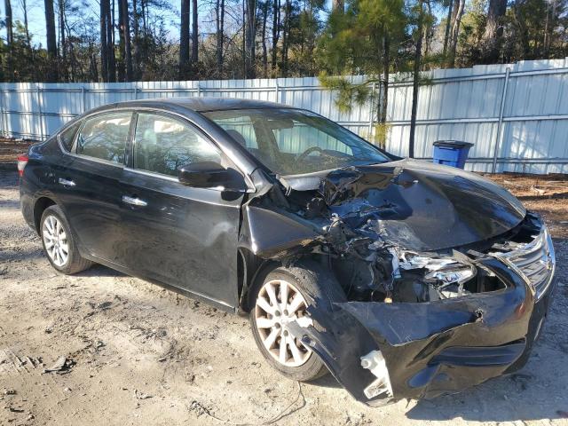 3N1AB7AP6FY344419 - 2015 NISSAN SENTRA S BLACK photo 4