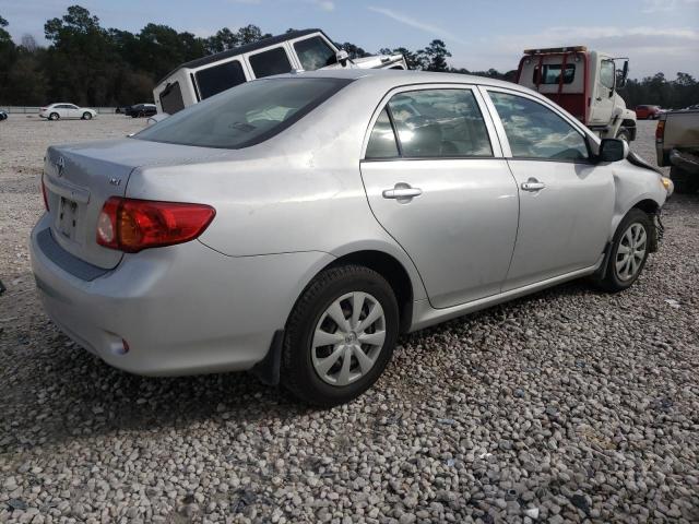 JTDBU4EE2AJ055599 - 2010 TOYOTA COROLLA BASE SILVER photo 3