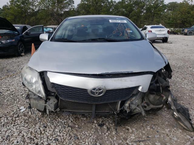 JTDBU4EE2AJ055599 - 2010 TOYOTA COROLLA BASE SILVER photo 5