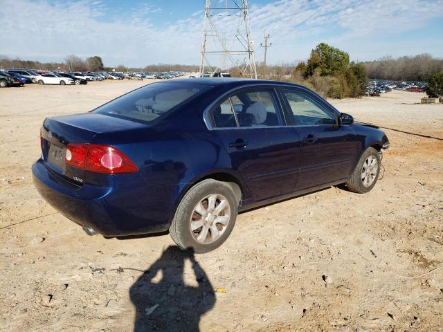 KNAGE124275138185 - 2007 KIA OPTIMA LX BLUE photo 3