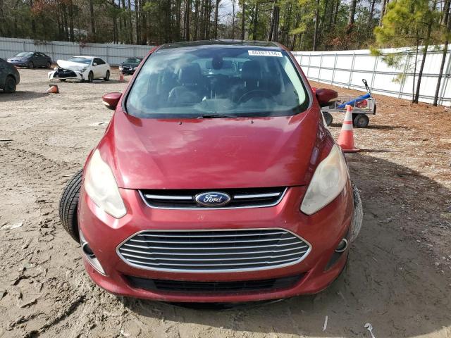 1FADP5BU2DL546898 - 2013 FORD C-MAX SEL BURGUNDY photo 5