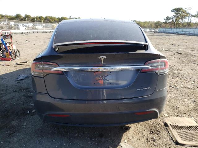 5YJXCAE29KF184672 - 2019 TESLA MODEL X GRAY photo 6