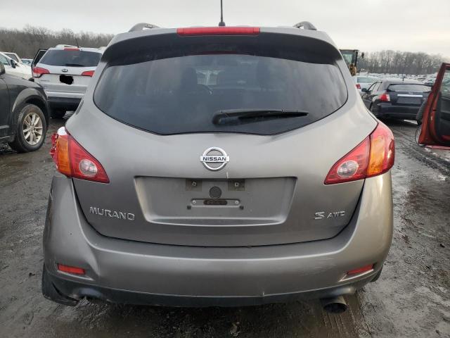 JN8AZ18W29W150781 - 2009 NISSAN MURANO S GRAY photo 6